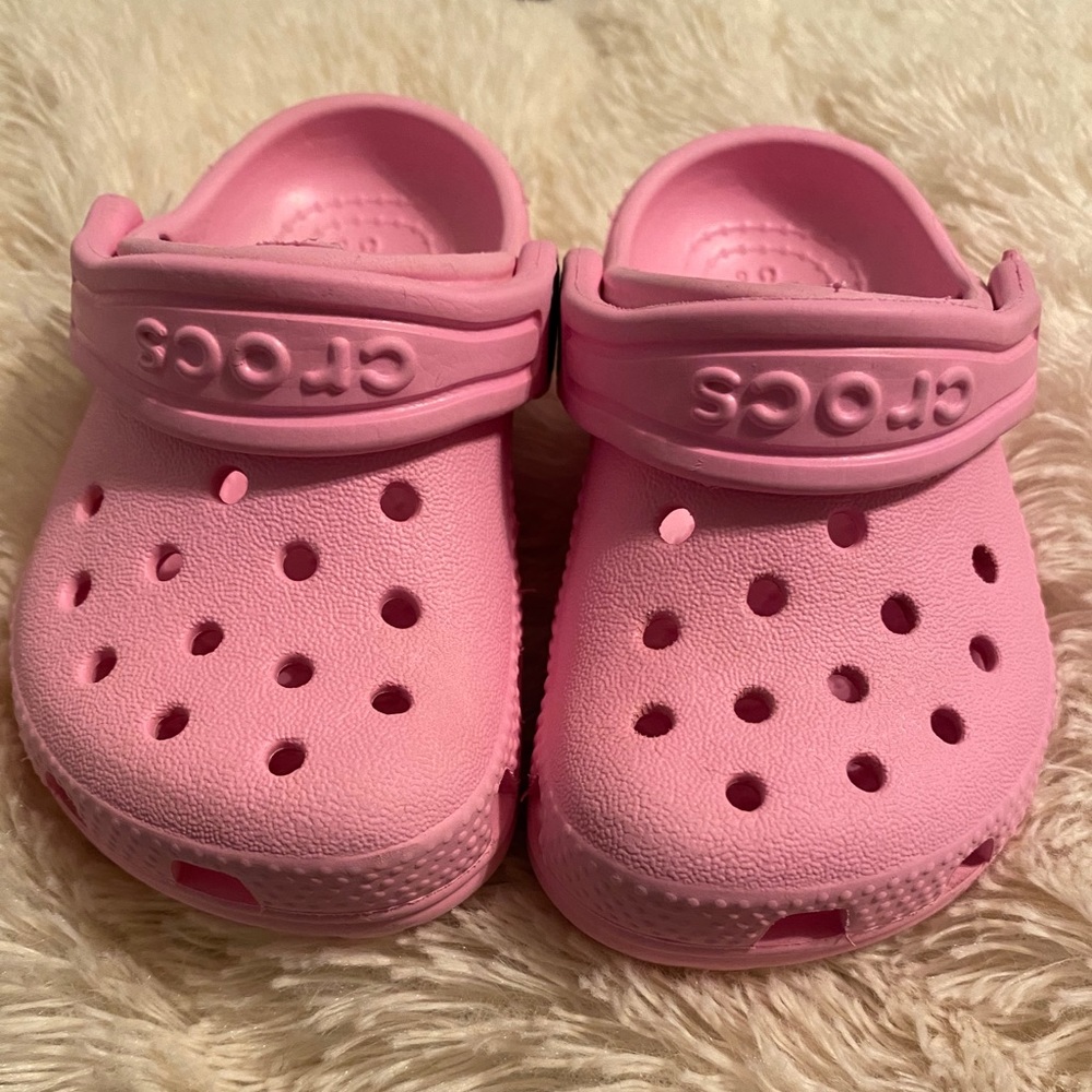 Pink Crocs